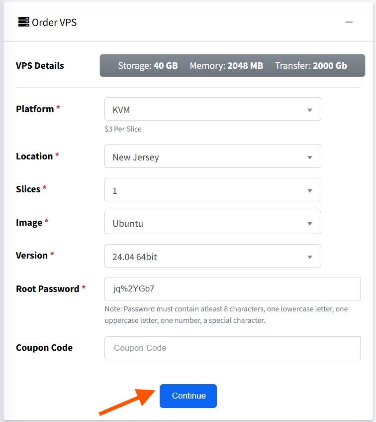 InterServer Coupon, Promo Codes & Deals (March 2024) 6 Configure your server and Apply Coupon Code